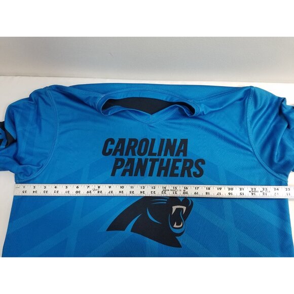 Mens Carolina Panthers Reversible Shirt size Large NFL Flag Football - Picture 11 of 15
